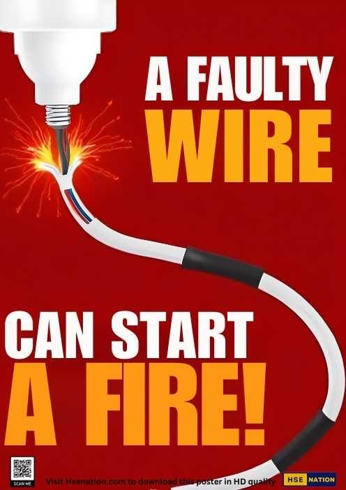 A Faulty Wire Can Start A Fire!