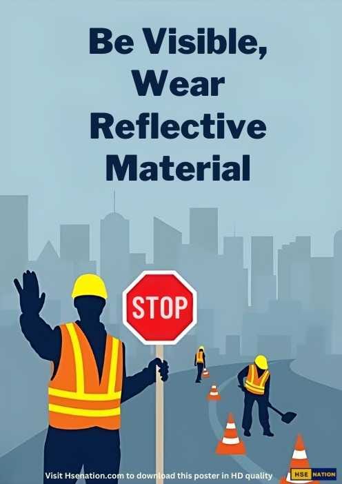 Be Visible, Wear Reflective Material