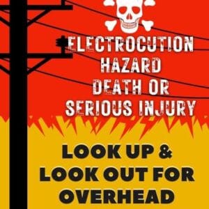 Electrocution Hazard: Death Or Serious Injury - Safety Poster