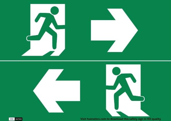 Exit Sign Both Direction