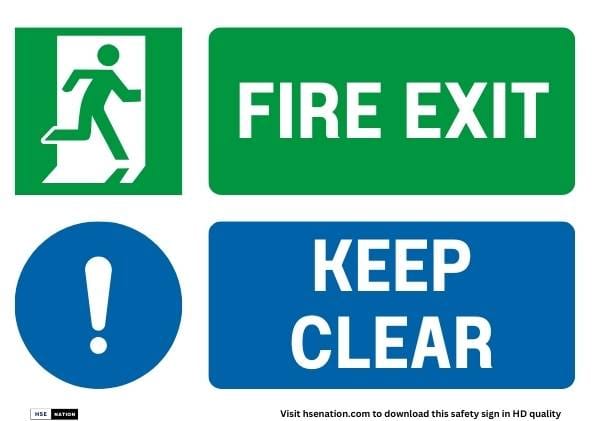 Fire Exit - Keep Clear