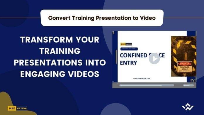 Convert Training Presentation to Video